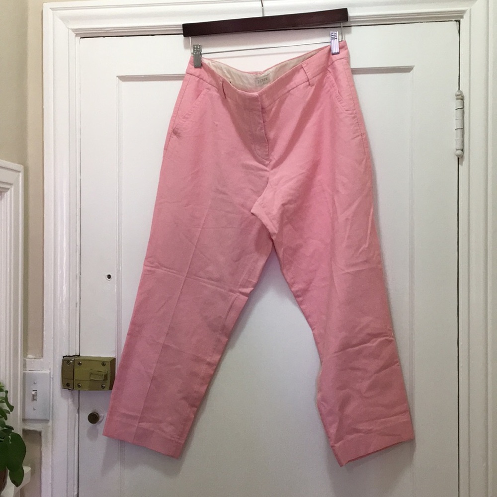 Jcrew Factory, pink crop pants.